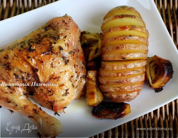 Запеченная курица «Котопуло клефтико» (Κλέφτικο) Запеченная курица «Котопуло клефтико» (Κλέφτικο)