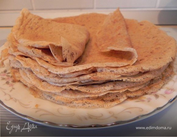 Постные блинчики на газированной воде