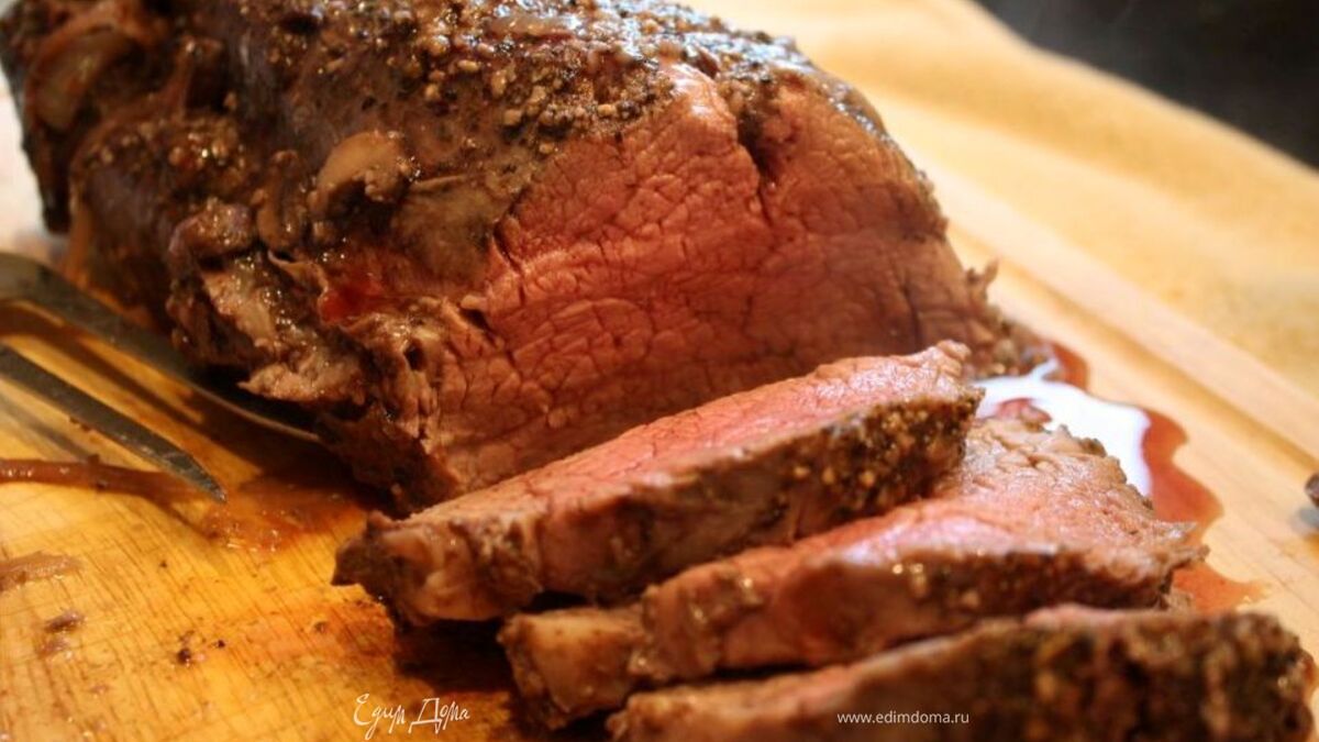 Телятина в вишневом маринаде