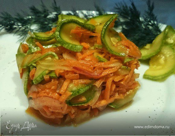 Салат по-корейски из кабачков