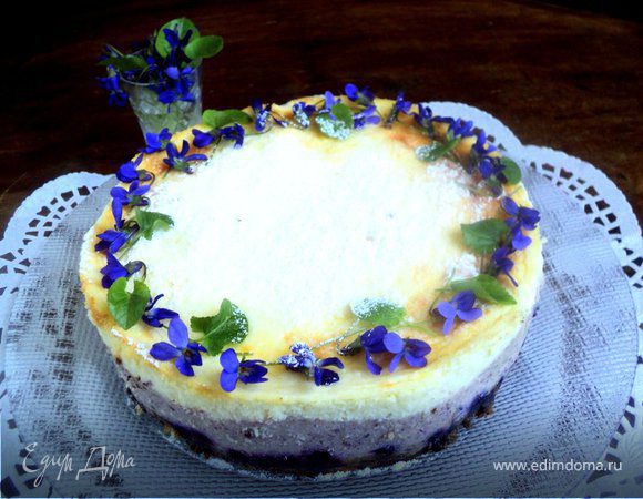 Сырник с черникой «Фиалки»