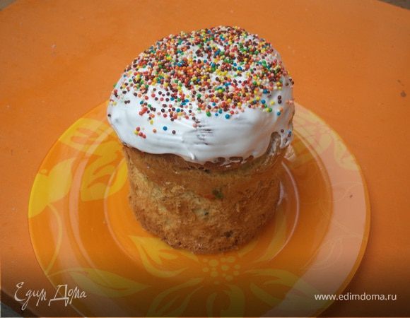 Заварной кулич с вяленой вишней Заварной кулич с вяленой вишней