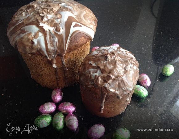 Кулич пасхальный шоколадный Кулич пасхальный шоколадный