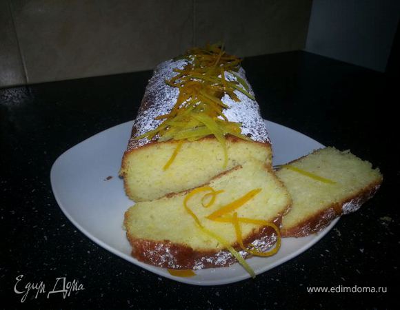 Лимонный пирог с миндалем Лимонный пирог с миндалем