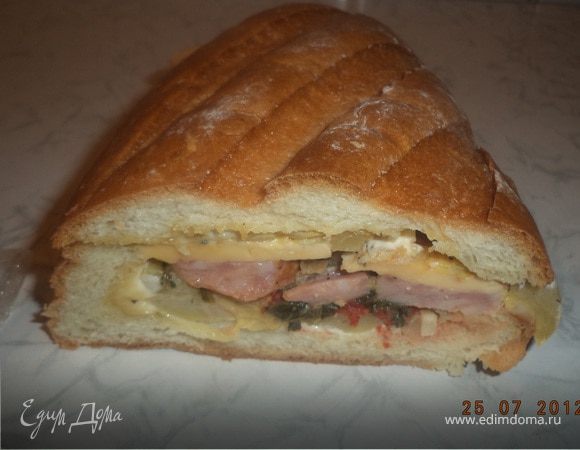 Фаршированный батон Фаршированный батон