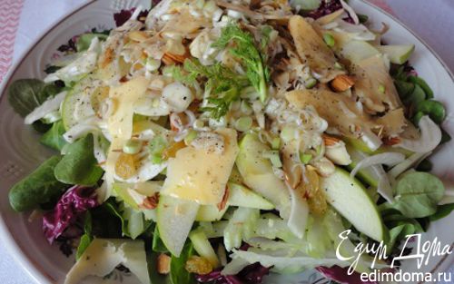 Рецепт Весенний салат "Зеленые витамины"