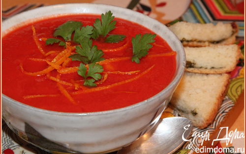Рецепт Овощной крем-суп с апельсиновым соком