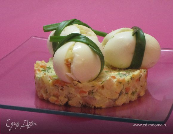 Салат картофельный с сельдью