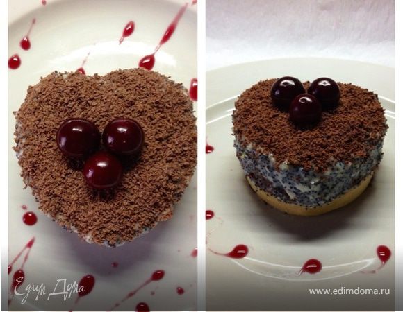 Пирожные "Шоколадно-маковое удовольствие"