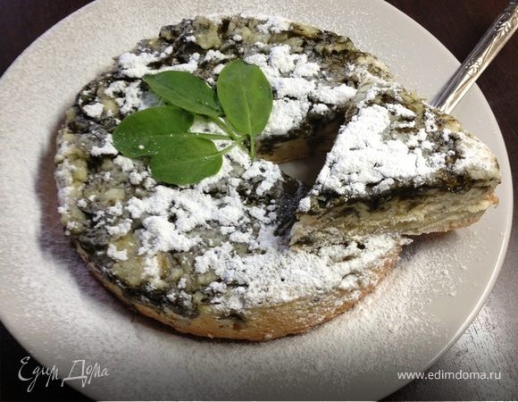 Быстрый пирог со щавелем Быстрый пирог со щавелем