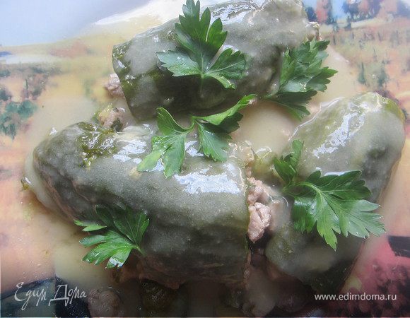 Огурчики, фаршированные по-французски
