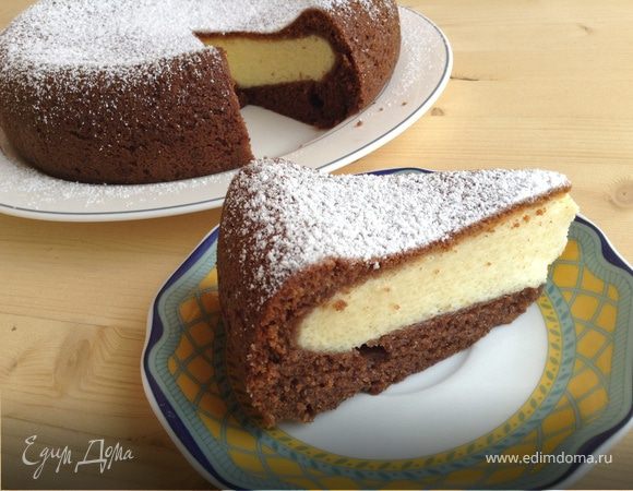 Шоколадно-творожный пирог в мультиварке Шоколадно-творожный пирог в мультиварке