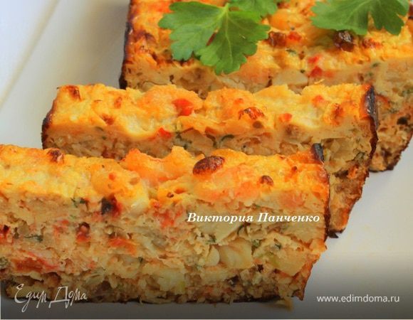 Яично-рыбный террин с креветками Яично-рыбный террин с креветками