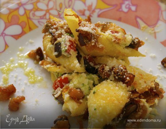 Ракушечная паста с соусом Капоната Ракушечная паста с соусом Капоната