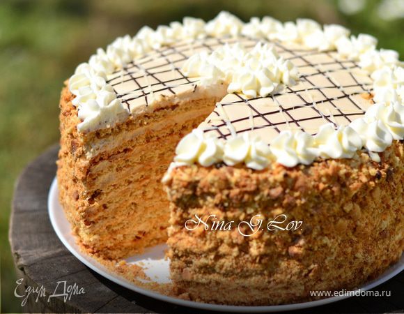 Арахисовый торт «Коровка»