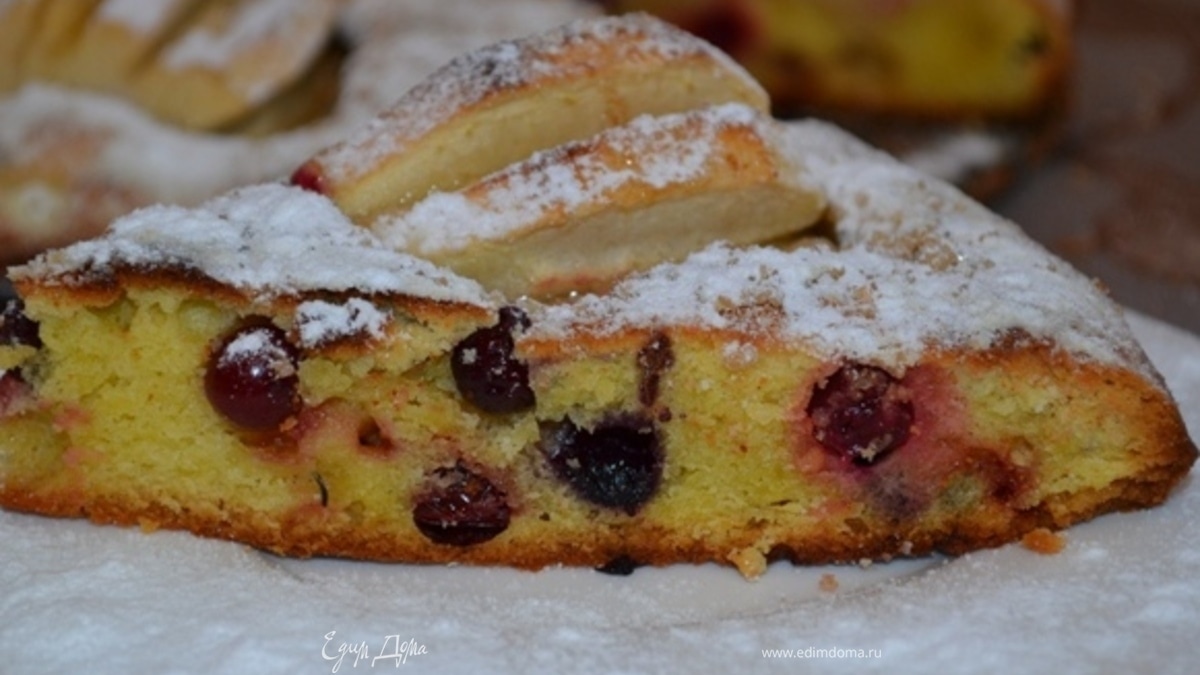 Бретонский пирог с ягодами