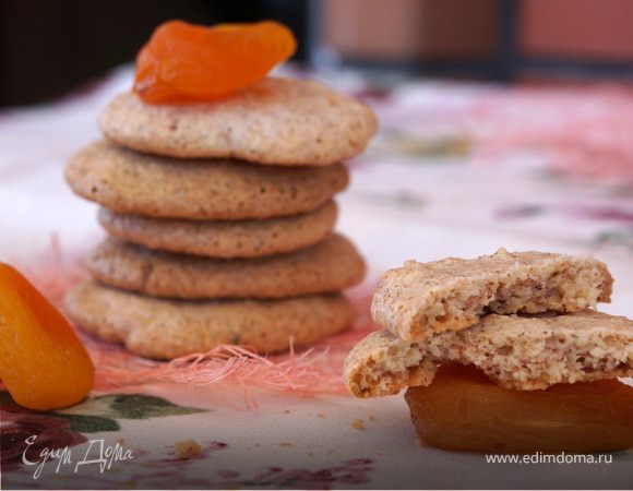Миндальное печенье с курагой Миндальное печенье с курагой