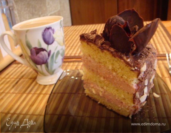 Торт "Шоколадные тюльпаны"