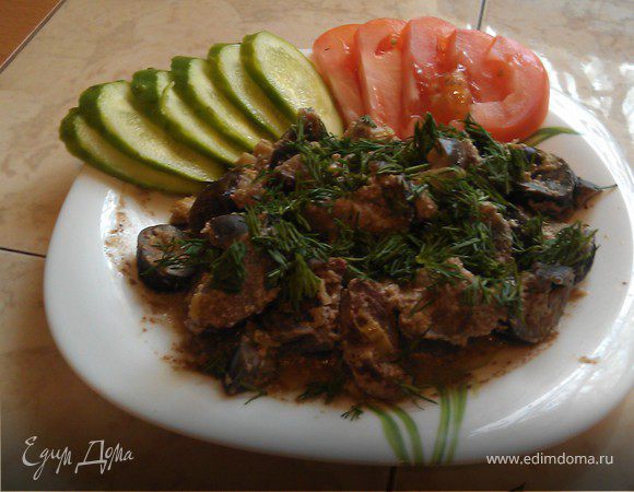 Рагу из конины с баклажанами Рагу из конины с баклажанами