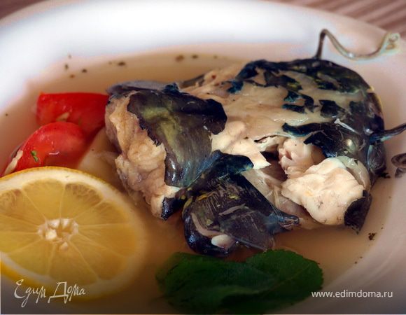 Сборная уха из сома и ерша-носаря Сборная уха из сома и ерша-носаря