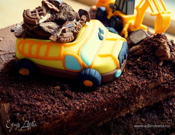 Торт "Шоколадная стройка" Торт "Шоколадная стройка"