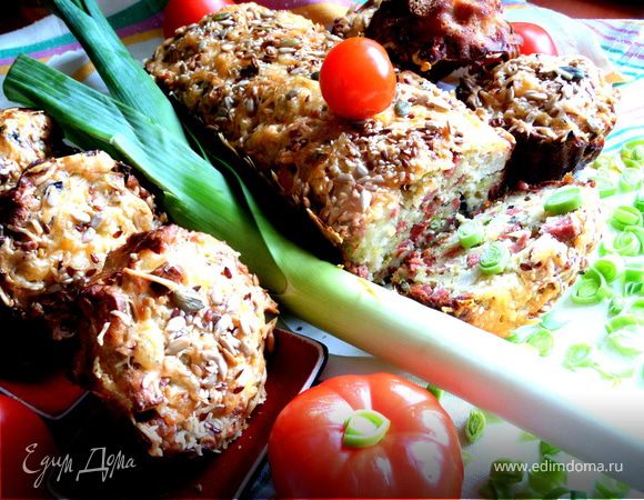 Закусочные овощные кексы Закусочные овощные кексы