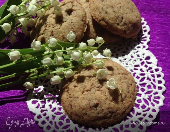Песочное печенье с шоколадом на крахмале Песочное печенье с шоколадом на крахмале