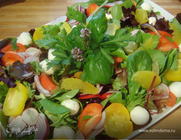 Яркий летний салат Яркий летний салат