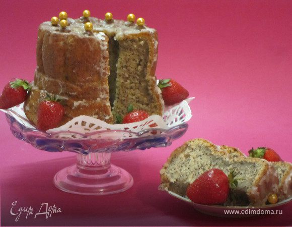 Банановый кекс с маком