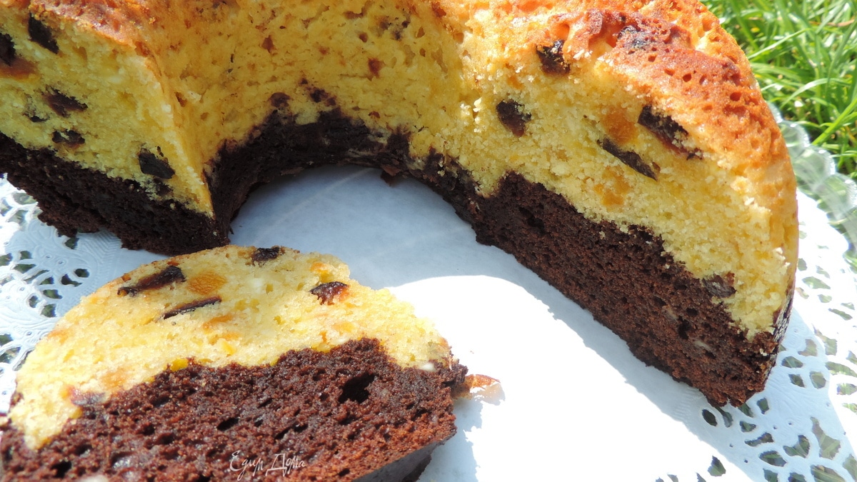 Творожно-шоколадный кекс "восторг"