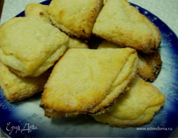 Творожно-песочное печенье "Гусиные лапки"