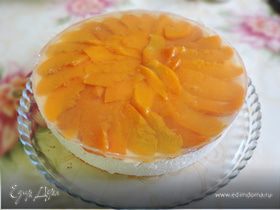 Творожно-персиковый торт "Нежность"