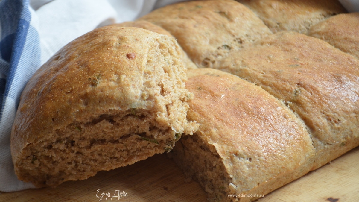 Чесночный хлеб с петрушкой