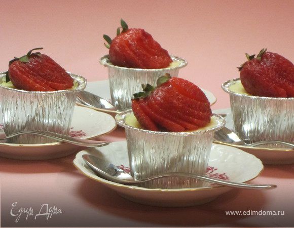 Творожники с клубникой