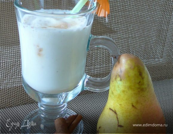 Молочный коктейль с грушей и корицей Молочный коктейль с грушей и корицей