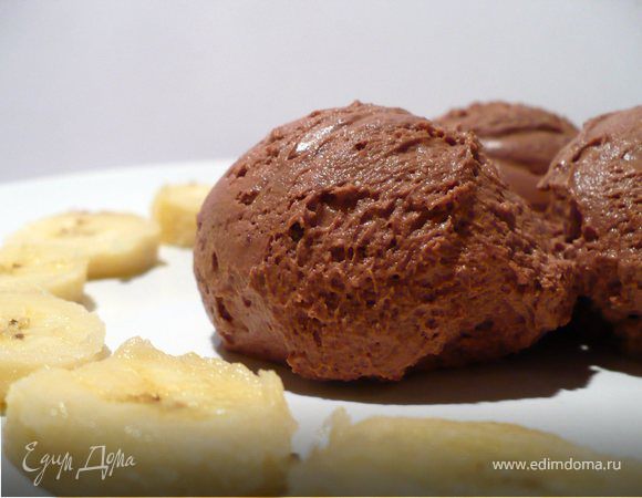 Шоколадный мусс на йогурте с бананами Шоколадный мусс на йогурте с бананами