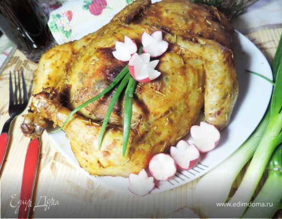 Фаршированная курочка по-французски
