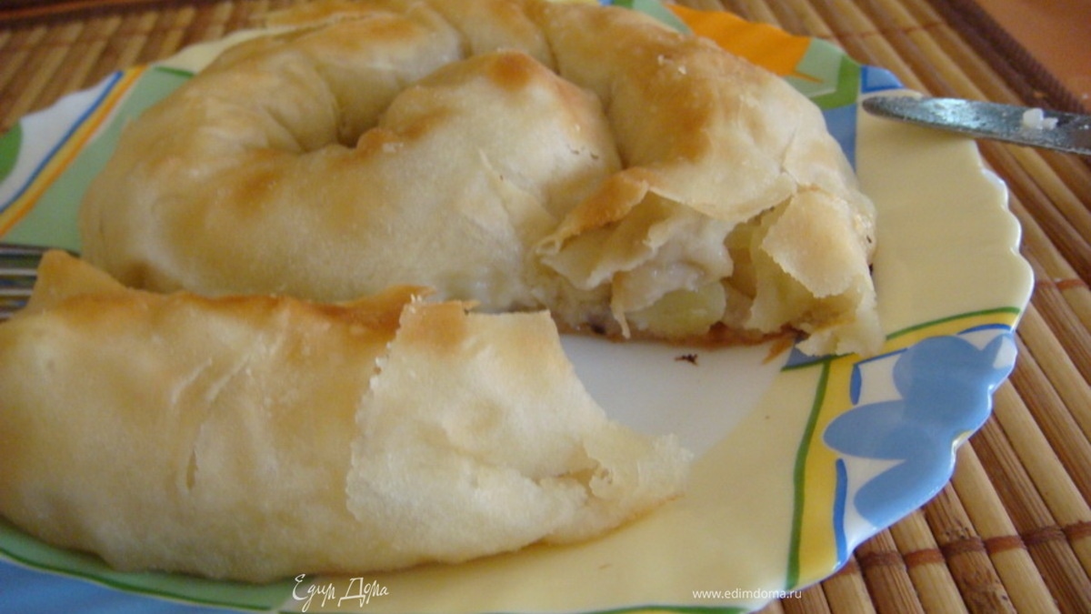 Курник из тесто фило