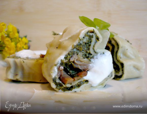 Итальянские манты (Rotolo di spinaci) Итальянские манты (Rotolo di spinaci)