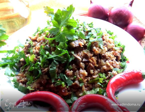 Почки с гречкой