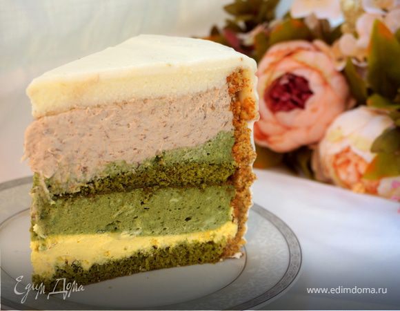 Торт "Банан с зеленым чаем" Торт "Банан с зеленым чаем"