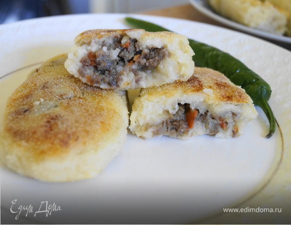 Картофельные зразы с острой мясной начинкой