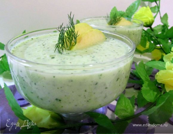 Холодный суп-пюре «Зеленый микс» Холодный суп-пюре «Зеленый микс»