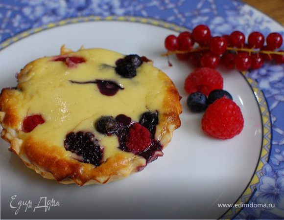 Ягодные тарталетки с рикоттой 