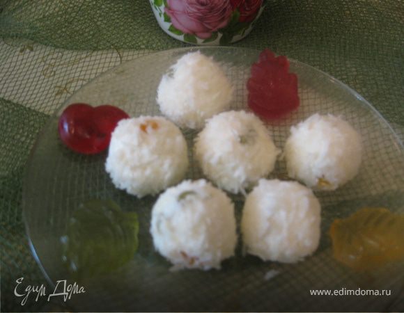 Конфеты творожно-мармеладные