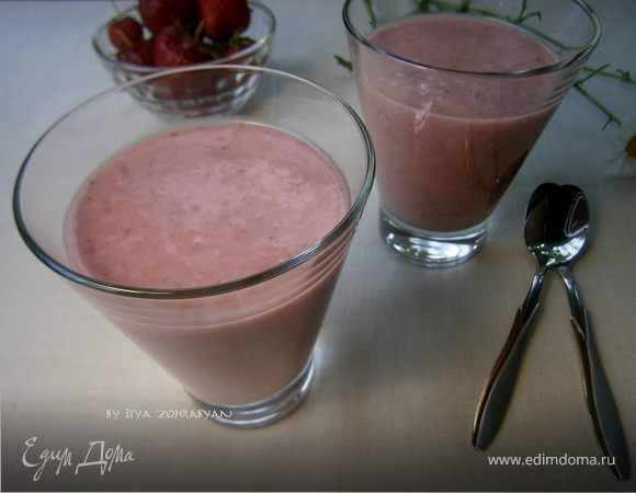 Кокосовый смузи с  овсяными хлопьями