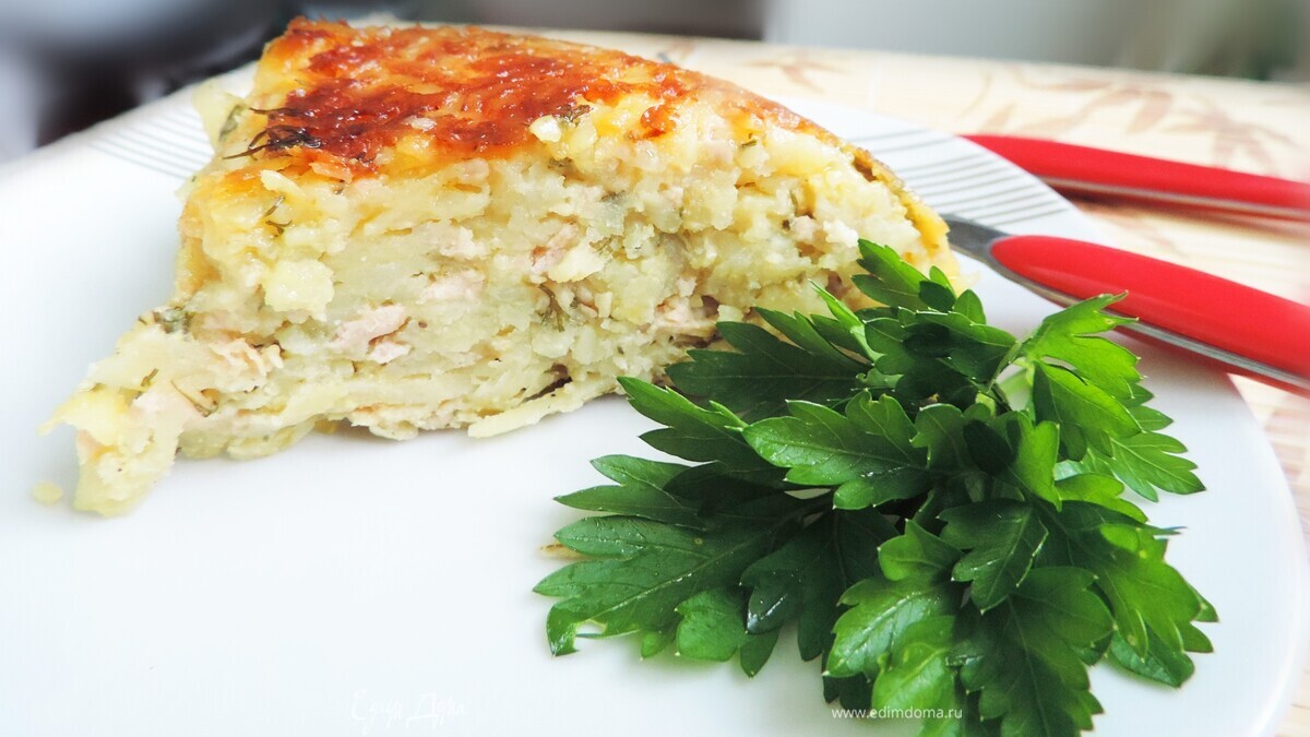 Картофельная запеканка на скорую руку