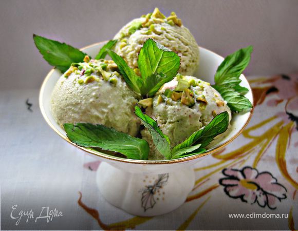 Фисташковое мороженое Фисташковое мороженое