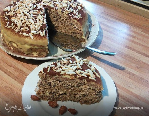 Миндальный слоеный торт Миндальный слоеный торт