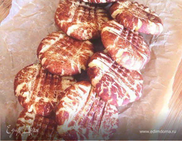 Рассыпчатое печенье с корицей